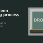 screen printing process screen frame and squeegee
